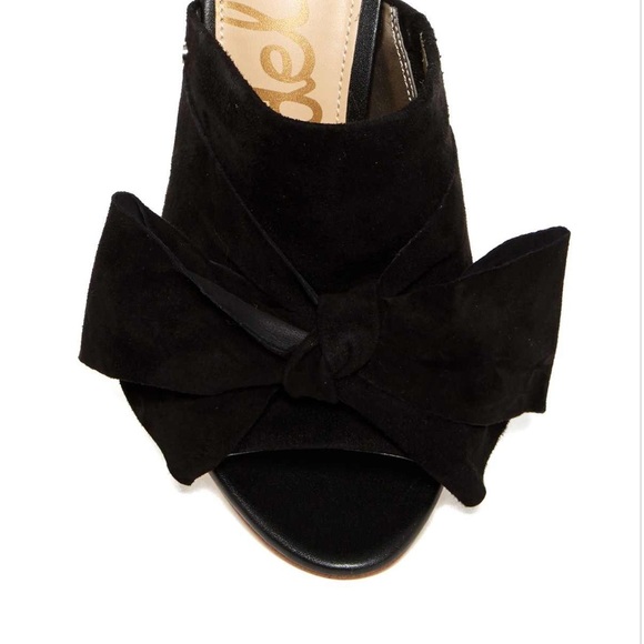 🔥SOLD OUT!🔥 SAM EDELMAN peep toe suede mules - Picture 6 of 8